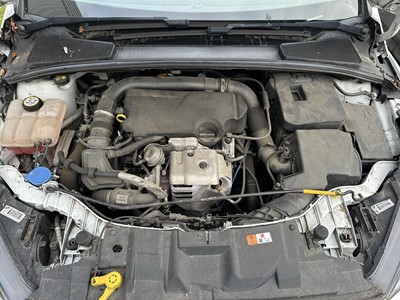 Lot 2 - 2015 Ford Focus Titanium, 1.0 petrol, manual, 5 door hatchback, reg. no. AK15 LKZ, finished in white with a black cloth interior. Offered by direction of executors, this two owner car has covere...