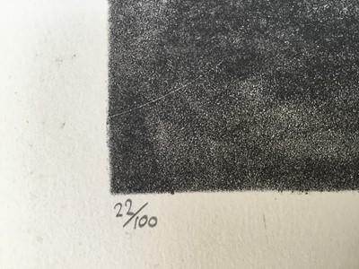 Lot 256 - Chris Orr (b. 1943) colour lithograph - Torvar and Miss Coombes, signed, titled and numbered, with blind stamp, 25cm x 29cm, unframed