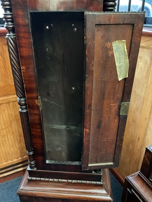 Lot 600 - George III 8-day longcase clock with silvered dial, by R & J Lavery, Taunton