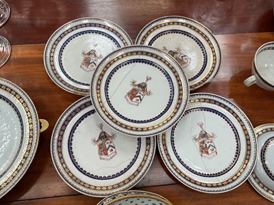 Lot 9 - Service of Chinese armorial porcelain