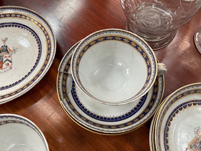 Lot 9 - Service of Chinese armorial porcelain