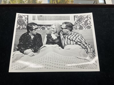 Lot 1438 - Photos from The Frost Report. of Josephine Tewson and fellow actors Ronnie Barker and Ronnie Corbett
