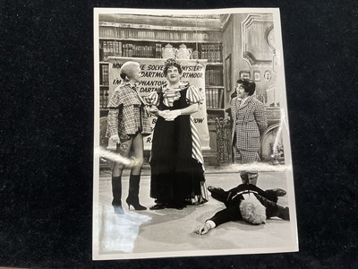 Lot 1438 - Photos from The Frost Report. of Josephine Tewson and fellow actors Ronnie Barker and Ronnie Corbett