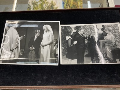 Lot 1438 - Photos from The Frost Report. of Josephine Tewson and fellow actors Ronnie Barker and Ronnie Corbett