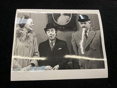 Lot 1438 - Photos from The Frost Report. of Josephine Tewson and fellow actors Ronnie Barker and Ronnie Corbett
