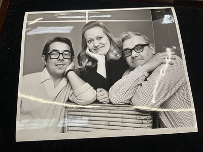 Lot 1438 - Photos from The Frost Report. of Josephine Tewson and fellow actors Ronnie Barker and Ronnie Corbett