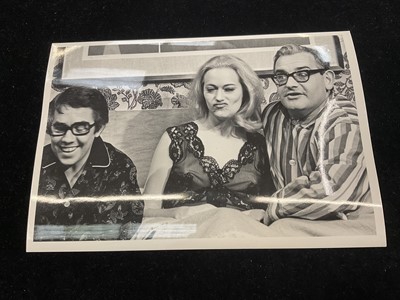 Lot 1438 - Photos from The Frost Report. of Josephine Tewson and fellow actors Ronnie Barker and Ronnie Corbett