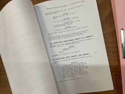 Lot 1532 - Script for The Iron Lady - 2011 Oscar winning biopic film starring Meryl Streep as Margaret Thatcher