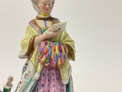 Lot 2 - Pair of Meissen figures