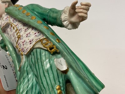 Lot 2 - Pair of Meissen figures