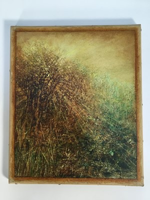 Lot 128 - A small collection of unframed oil sketches, approximately 8, the largest 36cm x 28cm