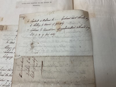 Lot 938 - Fascinating album containing letters, cuttings and ephemera, including letters from, and drafts of letters to James Stuart, the Old Pretender, and his wife Clementina in correspondence with the...