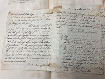 Lot 938 - Fascinating album containing letters, cuttings and ephemera, including letters from, and drafts of letters to James Stuart, the Old Pretender, and his wife Clementina in correspondence with the...