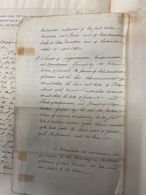 Lot 938 - Fascinating album containing letters, cuttings and ephemera, including letters from, and drafts of letters to James Stuart, the Old Pretender, and his wife Clementina in correspondence with the...