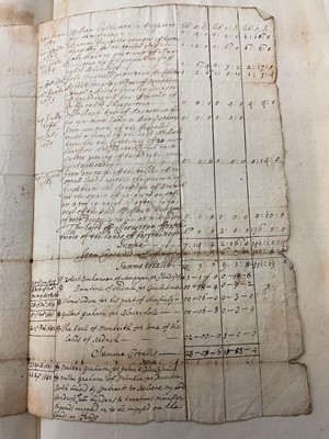 Lot 938 - Fascinating album containing letters, cuttings and ephemera, including letters from, and drafts of letters to James Stuart, the Old Pretender, and his wife Clementina in correspondence with the...