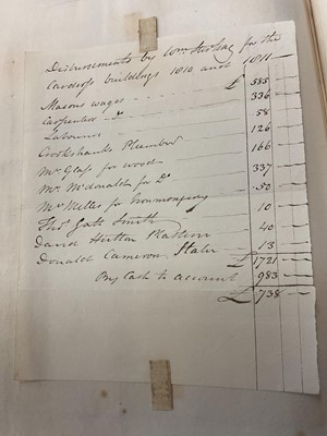 Lot 938 - Fascinating album containing letters, cuttings and ephemera, including letters from, and drafts of letters to James Stuart, the Old Pretender, and his wife Clementina in correspondence with the...