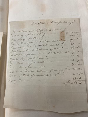 Lot 938 - Fascinating album containing letters, cuttings and ephemera, including letters from, and drafts of letters to James Stuart, the Old Pretender, and his wife Clementina in correspondence with the...