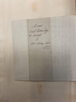 Lot 938 - Fascinating album containing letters, cuttings and ephemera, including letters from, and drafts of letters to James Stuart, the Old Pretender, and his wife Clementina in correspondence with the...