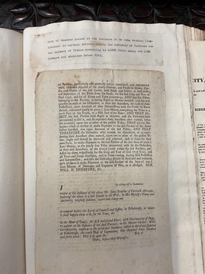 Lot 938 - Fascinating album containing letters, cuttings and ephemera, including letters from, and drafts of letters to James Stuart, the Old Pretender, and his wife Clementina in correspondence with the...