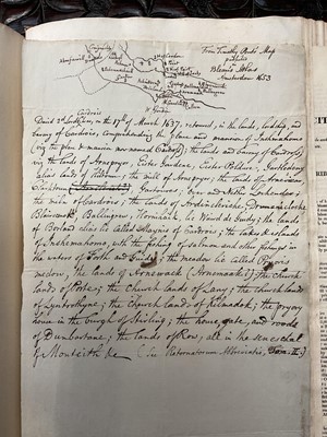 Lot 938 - Fascinating album containing letters, cuttings and ephemera, including letters from, and drafts of letters to James Stuart, the Old Pretender, and his wife Clementina in correspondence with the...