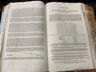 Lot 938 - Fascinating album containing letters, cuttings and ephemera, including letters from, and drafts of letters to James Stuart, the Old Pretender, and his wife Clementina in correspondence with the...