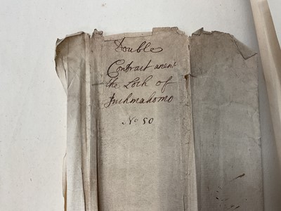 Lot 938 - Fascinating album containing letters, cuttings and ephemera, including letters from, and drafts of letters to James Stuart, the Old Pretender, and his wife Clementina in correspondence with the...