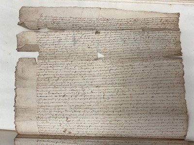 Lot 938 - Fascinating album containing letters, cuttings and ephemera, including letters from, and drafts of letters to James Stuart, the Old Pretender, and his wife Clementina in correspondence with the...