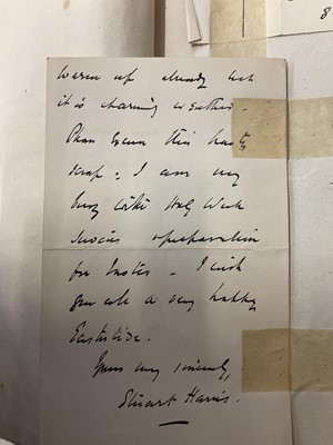 Lot 938 - Fascinating album containing letters, cuttings and ephemera, including letters from, and drafts of letters to James Stuart, the Old Pretender, and his wife Clementina in correspondence with the...