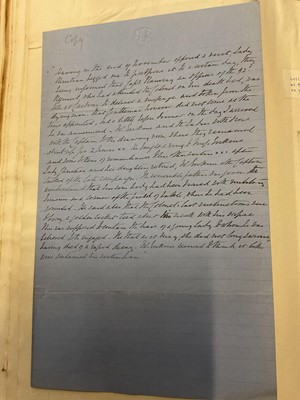 Lot 938 - Fascinating album containing letters, cuttings and ephemera, including letters from, and drafts of letters to James Stuart, the Old Pretender, and his wife Clementina in correspondence with the...