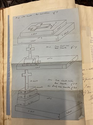 Lot 938 - Fascinating album containing letters, cuttings and ephemera, including letters from, and drafts of letters to James Stuart, the Old Pretender, and his wife Clementina in correspondence with the...