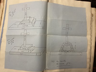 Lot 938 - Fascinating album containing letters, cuttings and ephemera, including letters from, and drafts of letters to James Stuart, the Old Pretender, and his wife Clementina in correspondence with the...