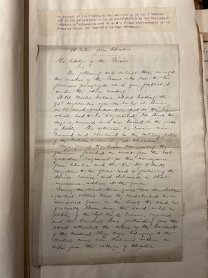 Lot 938 - Fascinating album containing letters, cuttings and ephemera, including letters from, and drafts of letters to James Stuart, the Old Pretender, and his wife Clementina in correspondence with the...