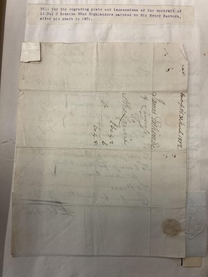 Lot 938 - Fascinating album containing letters, cuttings and ephemera, including letters from, and drafts of letters to James Stuart, the Old Pretender, and his wife Clementina in correspondence with the...
