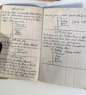 Lot 1147 - Two 1920s albums containing photographs, newspaper cuttings and hand written details of various Point-to-Point