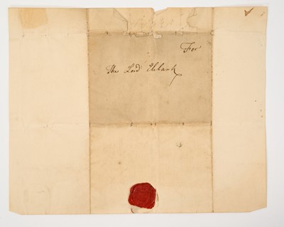 Lot Autograph letter by Charles Edward Louis John Sylvester Maria Casimit Stuart ‘Bonnie Prince Charlie’