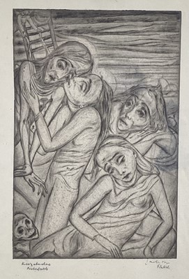 Lot 151 - Georg Ehrlich (1897-1966) etching, signed and inscribed, 24.5cm x 16.5cm, in glazed frame