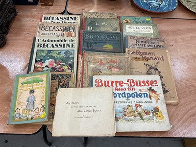 Lot 416 - Collection of early 20th century children's illustrated books, mainly French.