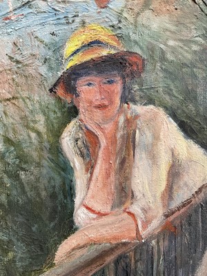 Lot 1264 - *Tom Keating (1917-1984) oil on canvas, The Boating party after Renoir, signed, 70 x 99cm, framed. Provenance: Bonhams Knightsbridge, Tom Keating and Elmyr De Hory sale, 14th August 1991, lot 17,...