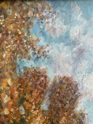 Lot 1263 - *Tom Keating (1917-1984) oil on canvas - The Boating Lake, after Monet, 65cm x 76cm, in gilt frame