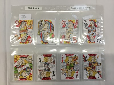 Lot 1055 - Complete deck of Elaine Lewis transformation cards on a nursery rhyme theme