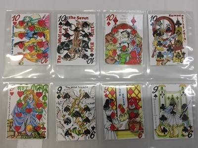 Lot 1055 - Complete deck of Elaine Lewis transformation cards on a nursery rhyme theme