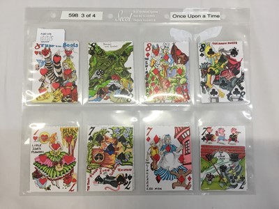 Lot 1055 - Complete deck of Elaine Lewis transformation cards on a nursery rhyme theme