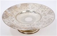 Lot 372 - Fine quality 1920s Tiffany Silverer tazza of...