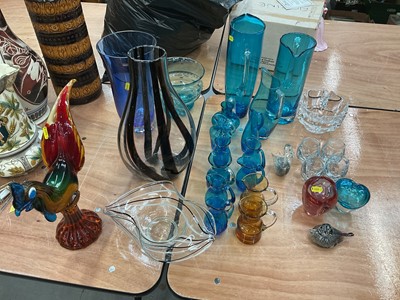 Lot 501 - Group of Whitefriars and other glassware