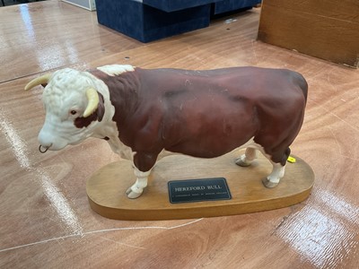 Lot 403 - Beswick Connoisseur Collection Hereford Bull