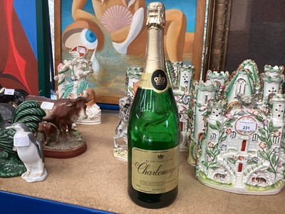 Lot 294 - Five 1.5 litre bottles of Maisonette Fondee Charlemagne sparkling wine