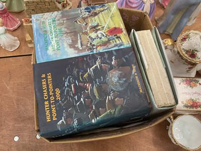 Lot 518 - Three boxes of Horse Racing related books.