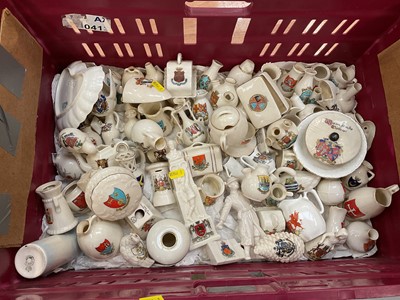 Lot 488 - Collection of crested china to include Arcadian (1 box)