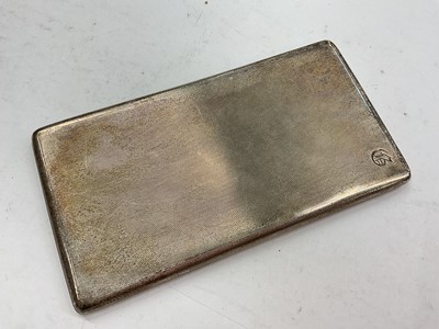 Lot 1136 - Silver cigarette case (Birmingham 1932)