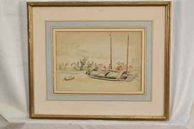 Lot 1327 - Charles Wirgman (1832-1891), group of twelve watercolours and sketches depicting Japanese figures and landscapes